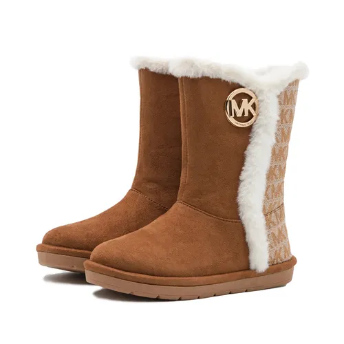 Giày Trẻ em - Giày Trẻ Em Michael Kors MK Stiefel Màu Nâu Size 34 - Vua Hàng Hiệu