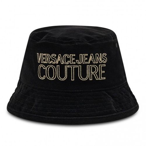 Mũ Bucket Versace Jeans Couture Velvet Bucket Hat Màu Đen