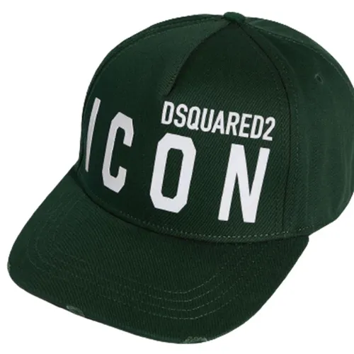 Mũ nón Nam - Mũ Dsquared2 Be Icon Baseball Cap Màu Xanh Green - Vua Hàng Hiệu