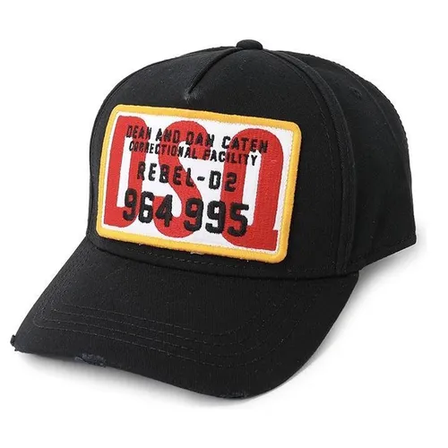 Mũ Dsquared2 Cap Pet Rebel DSQ Màu Đen - Mũ nón - Vua Hàng Hiệu