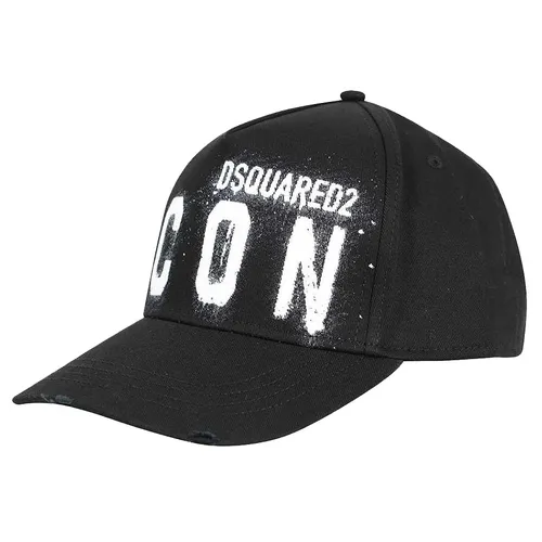 Mũ Dsquared2 Logo Embroidered Baseball Cap Màu Đen