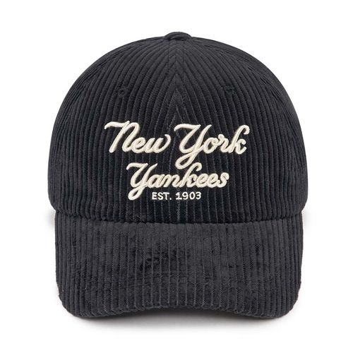 Mũ MLB Curlsive Corduroy New York Yankees 3ACP71026-50BKS Màu Đen-5