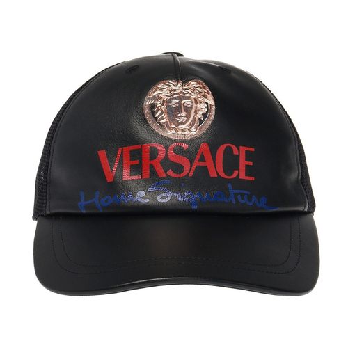 Mũ Versace Logo Print Baseball Cap Black Màu Đen Size 59-1