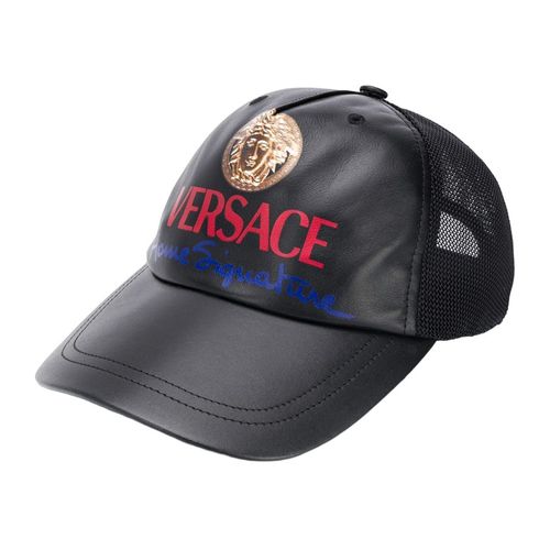 Mũ Versace Logo Print Baseball Cap Black Màu Đen Size 59