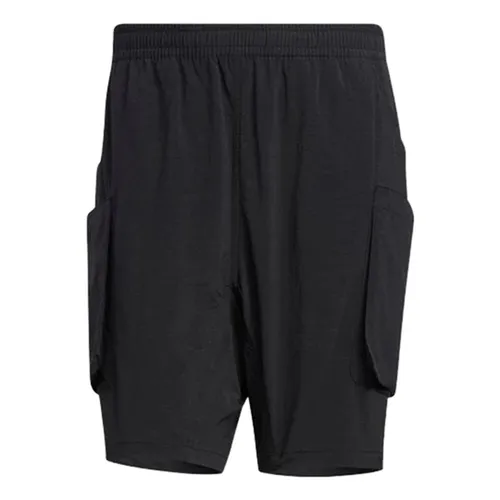 Quần Shorts Adidas Solid Color Elastic Waistband Big Pocket Black HD0029 Màu Đen Size S