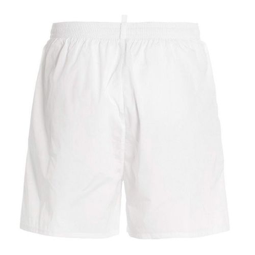 Quần Shorts Dsquared2 Logo Swimming Trunks In White Màu Trắng-2