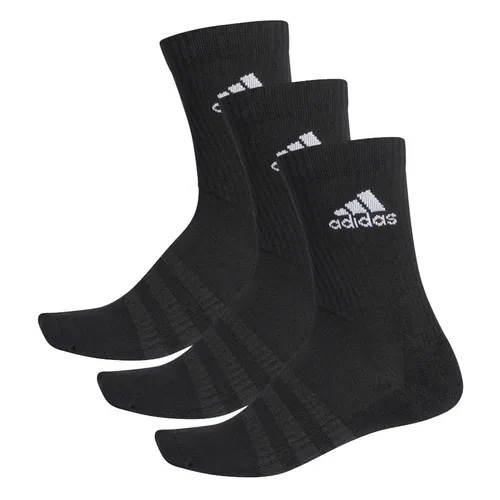 Set 3 Đôi Tất Adidas Crew Socks 3 Pairs DZ9357 Màu Đen Size 17-18cm