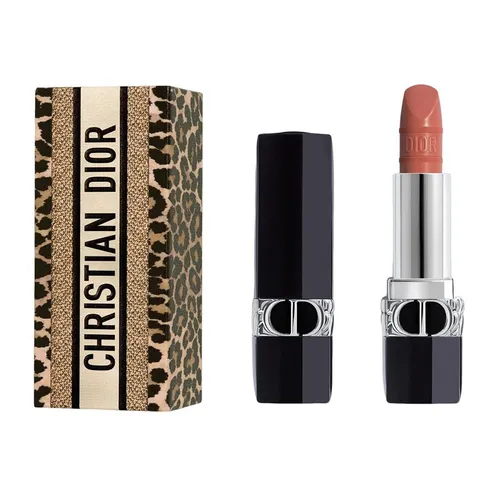 Dior - Son Dior Rouge Dior Mitzah Limited Edition 424 Nude Fauve Satin Finish Màu Cam Nude - Vua Hàng Hiệu