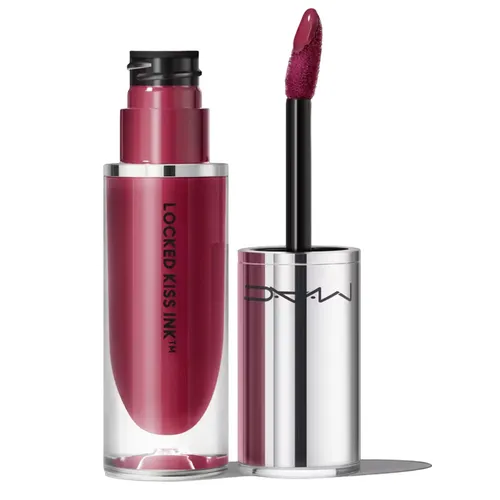 Son Môi - Son Kem MAC Locked Kiss Ink 24HR Lipcolour 52 Vixen Màu Đỏ Tím - Vua Hàng Hiệu