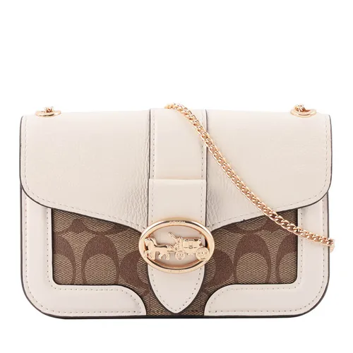 Túi Đeo Chéo Coach Georgie Crossbody In Signature Màu Trắng