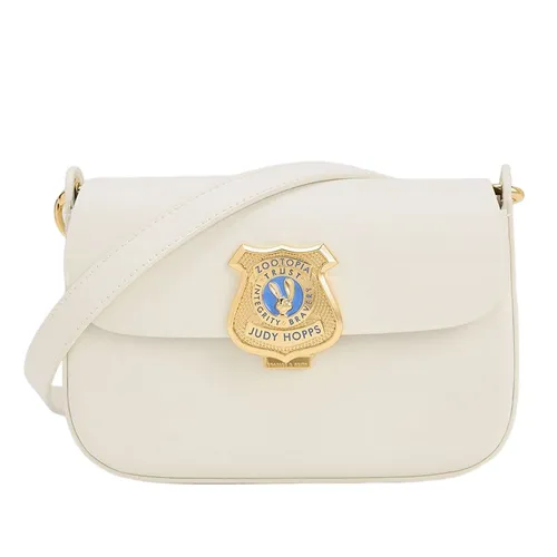 Túi Đeo Vai Charles & Keith CNK Judy Hopps Metallic Accent Shoulder Bag Chalk 50271098 Màu Trắng