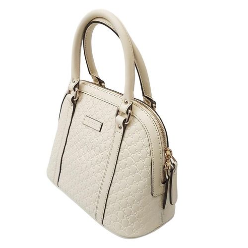 Túi Xách Gucci 2way Handbag Micro Shima White Satchel Màu Trắng-2