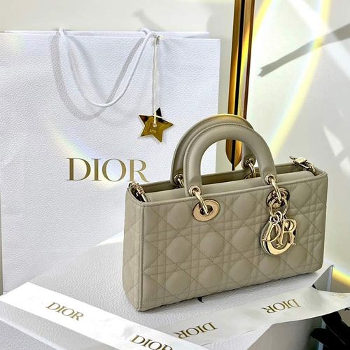Túi Xách Tay Dior Lady D-Joy Bag M0613ONGE Màu Xanh Olive-1
