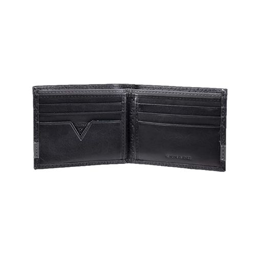 Ví Nam Guess Men's Leather Slim Bifold Wallet Màu Đen (Không Hộp)-2