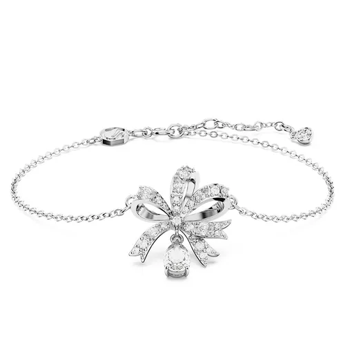 Vòng Đeo Tay Swarovski Volta Braceletbow, White, Rhodium Plated 5647581 Màu Bạc - Trang sức - Vua Hàng Hiệu