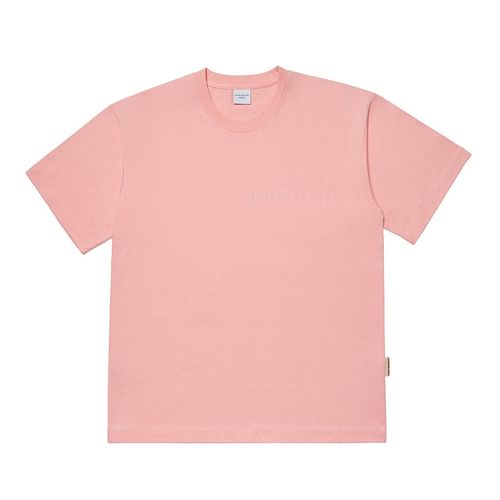 Áo Phông Acmé De La Vie ADLV 3PAC Simple Logo Short Sleeve T-Shirt Pink Màu Hồng