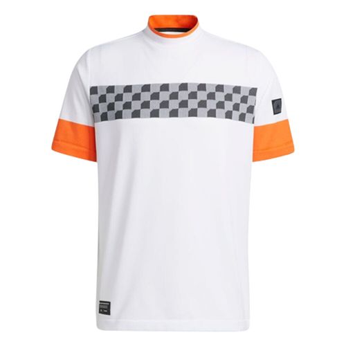 Áo Phông Adidas Golf Adicross Checkered Shirt HF9103 Màu Trắng Cam Size XS