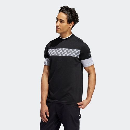 Áo Phông Adidas Golf Adicross Checkered TShirt HN9626 Màu Đen Size XS-4