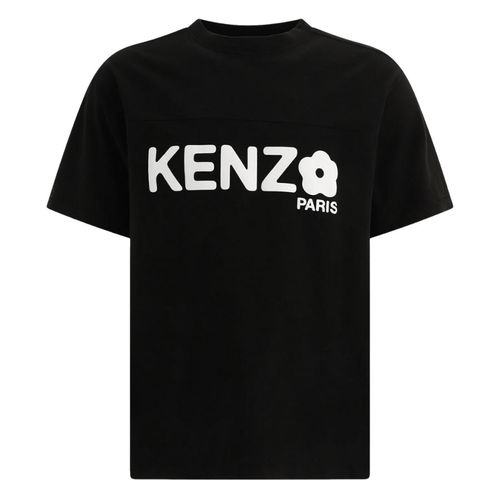 Áo Phông Nam Kenzo Black Logo Boke Flower Tshirt  2.0 FD55TS4094SG 99J Màu Đen Size S