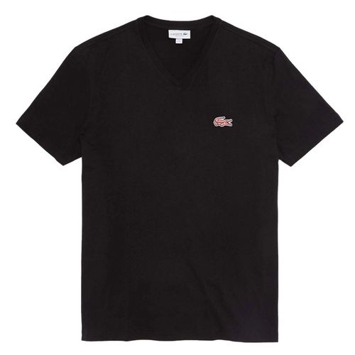 Áo Phông Lacoste Men's Regular Fit Short Sleeve T-Shirt TH5696 51 031 Màu Đen Size L