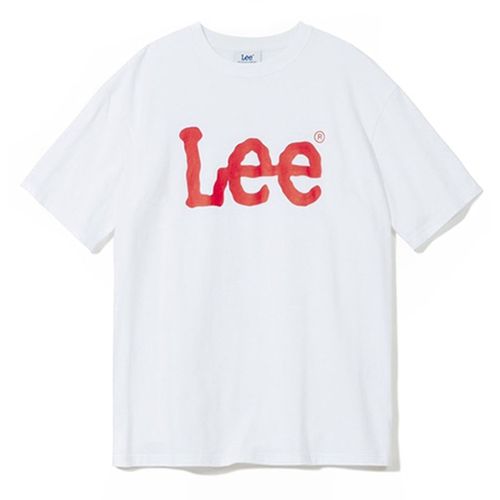 Áo Phông Lee Signature Màu Trắng Đỏ