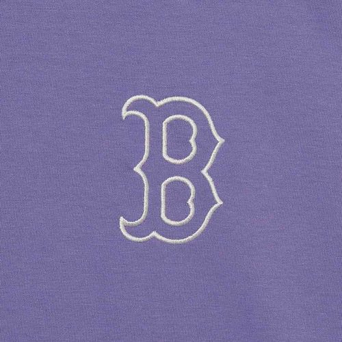 Áo Phông MLB Basic Mega Logo Overfit Boston Red Sox Tshirt 3ATSB0433-43LDD Màu Tím-5