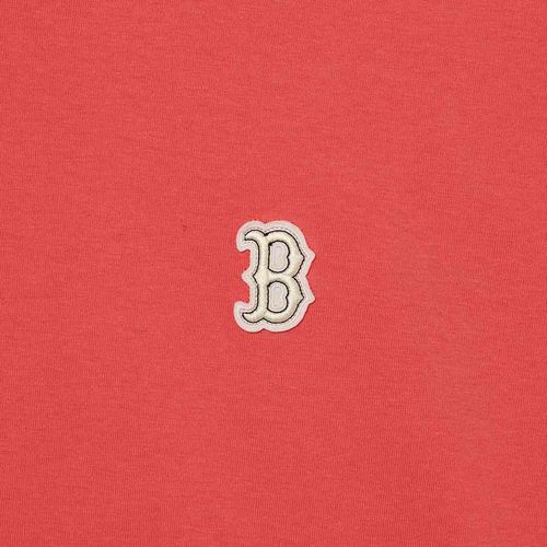 Áo Phông MLB Basic Small Logo T-Shirts Boston Red Sox 3ATSB0233-43COS Màu Hồng Size S-7