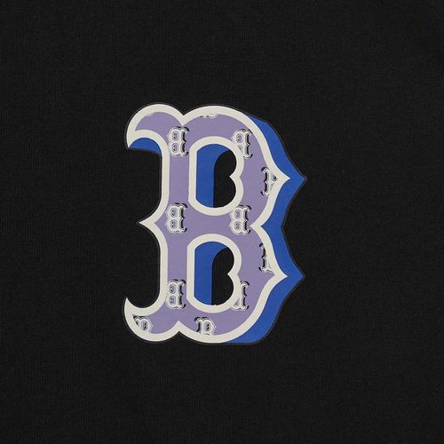 Áo Phông MLB Overfit Monotive Boston Red Sox Tshirt 3ATSM3033-43CGS Màu Đen-6