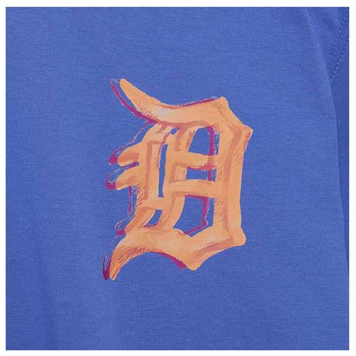 Áo Phông MLB Pop Art Graphic Overfit Detroit Tigers Tshirt 3ATSL0233-46PPS Màu Xanh-3
