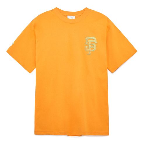 Áo Phông MLB Pop Art Graphic Overfit San Francisco Giants Tshirt 3ATSL0233-14ORS Màu Cam