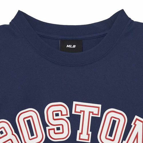 Áo Phông MLB Varsity Overfit Boston Red Sox Tshirt 3ATSV0233-43NYS Màu Xanh Navy Size S-4