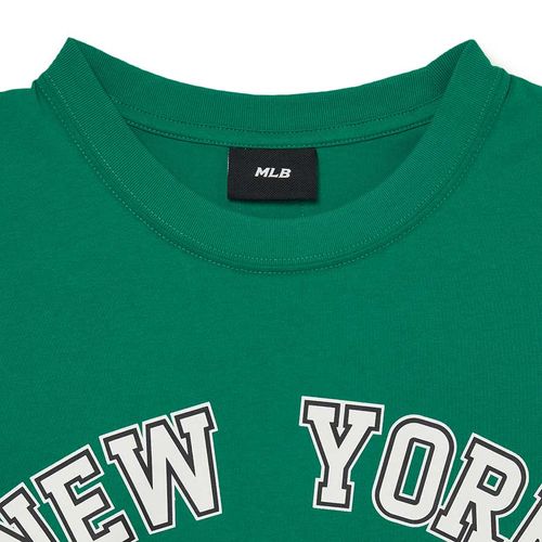 Áo Phông MLB Varsity Overfit New York Yankees Tshirt 3ATSV0233-50GNP Màu Xanh Green-7
