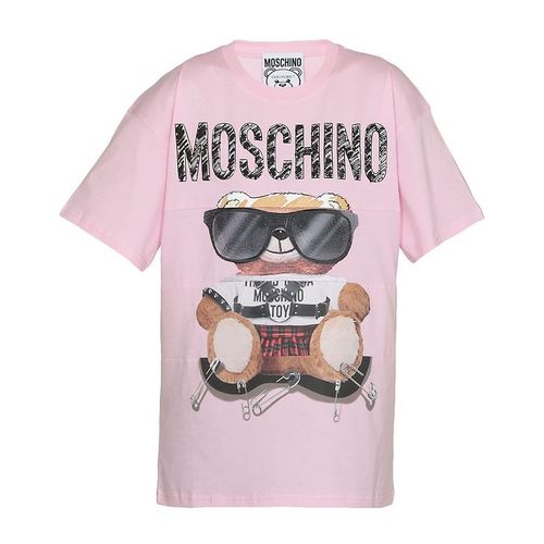 Áo Phông Moschino Mixed Teddy Bear T-Shirt V070255403224 Màu Hồng Size XS
