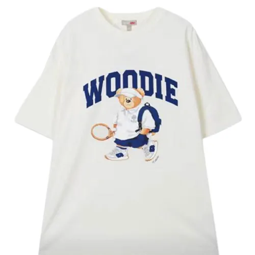 Spao - Áo Phông Spao Woodie Màu Kem Size S - Vua Hàng Hiệu