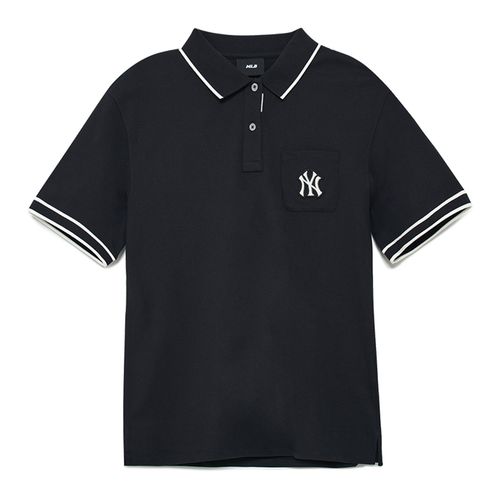 Áo Polo MLB New York Yankees 3FPQM0433-50BKS Màu Đen Size XS