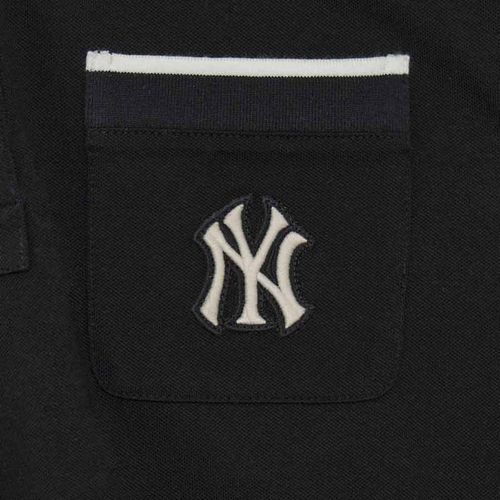 Áo Polo MLB New York Yankees 3LPQM0333-50BKS (Form Lớn) Màu Đen Size S-2
