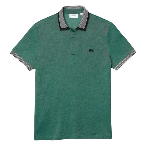 Lacoste Xanh rêu Áo Polo - Áo Polo Nam Lacoste Regular PH1924GU6 Màu Xanh Rêu Size 6 - Vua Hàng Hiệu
