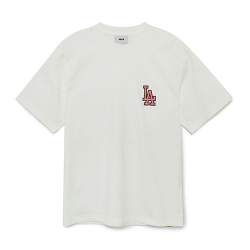 Áo Thun MLB Classic Monogram Big Logo LA Dodgers T-Shirts 3ATSM0233-07IVS Màu Trắng Size S