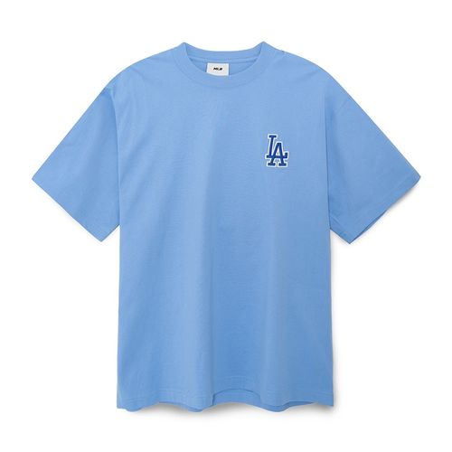 Áo Thun MLB Logo T-Shirts LA Dodgers 3ATSM0233-07CBL Màu Xanh Blue