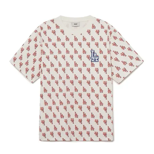 MLB Korea - Áo Thun MLB Logo T-Shirts LA Dodgers 3ATSM1133-07CRS Màu Kem Size XS - Vua Hàng Hiệu