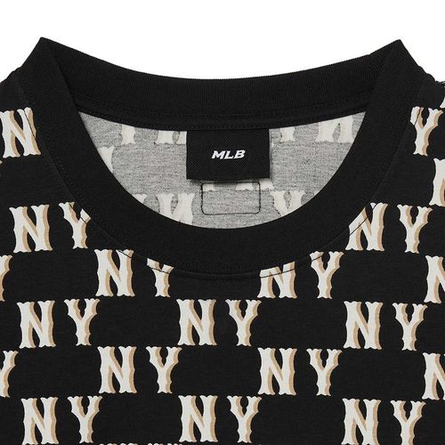 Áo Thun MLB Logo T-Shirts New York Yankees 3ATSM1133-50BKS Màu Đen Size S-5