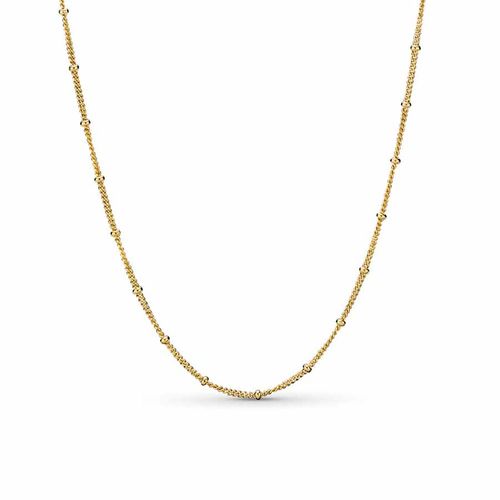 Dây Chuyền Pandora Beaded Chain Necklace 367210-70 Màu Vàng Gold
