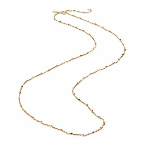 Dây Chuyền Pandora Beaded Chain Necklace 367210-70 Màu Vàng Gold-2