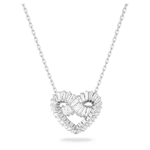 Dây Chuyền Swarovski Matrix Pendant Mixed Cuts, Heart, White, Rhodium Plated 5647924 Màu Bạc - Trang sức - Vua Hàng Hiệu
