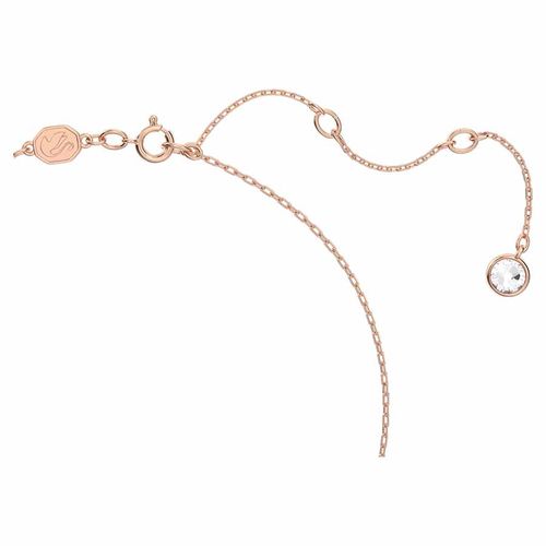 Dây Chuyền Swarovski Stella Necklace Crystal Pearls, Star, White, Rose Gold-Tone Plated 5645382 Màu Vàng Hồng-1