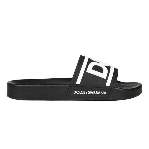 Dép Dolce & Gabbana D&G Slides Black CS2072 AQ858 Màu Đen Size 41-1