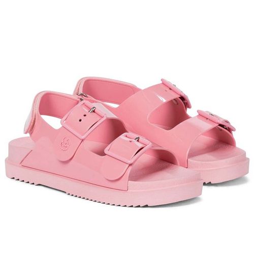 Dép Sandal Gucci Isla Buckled Rubber Sandals Màu Hồng Size 39-2