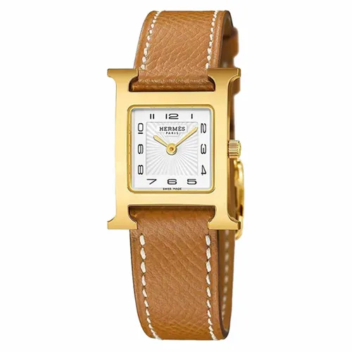 Đồng hồ Hermès - Đồng Hồ Hermès Heure H Watch 21mm Màu Nâu Vàng - Vua Hàng Hiệu