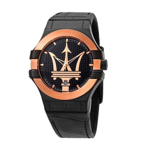Đồng Hồ Nam Maserati Potenza Quartz Black Dial Men Watch R8851108032 Màu Đen-1