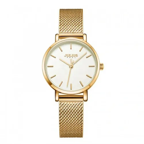 Đồng hồ - Đồng Hồ Nữ Julius JA-1164LF Màu Vàng Gold - Vua Hàng Hiệu